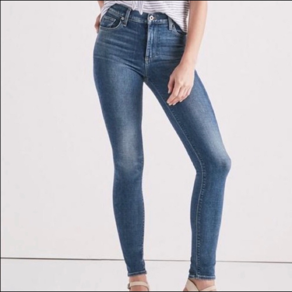 Lucky Bridgette High Rise Skinny Jean Sunset Blue